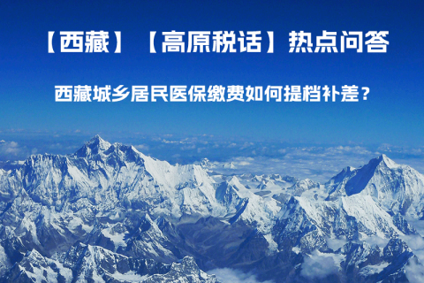 西藏城鄉(xiāng)居民醫(yī)保繳費如何提檔補差？