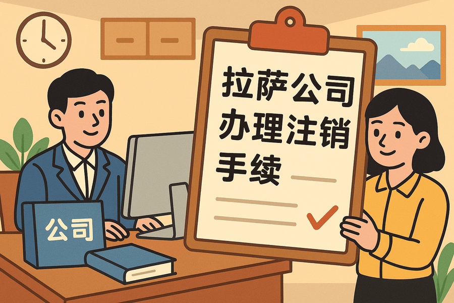 公司不經(jīng)營(yíng)了，怎么在拉薩辦理注銷(xiāo)手續(xù)？